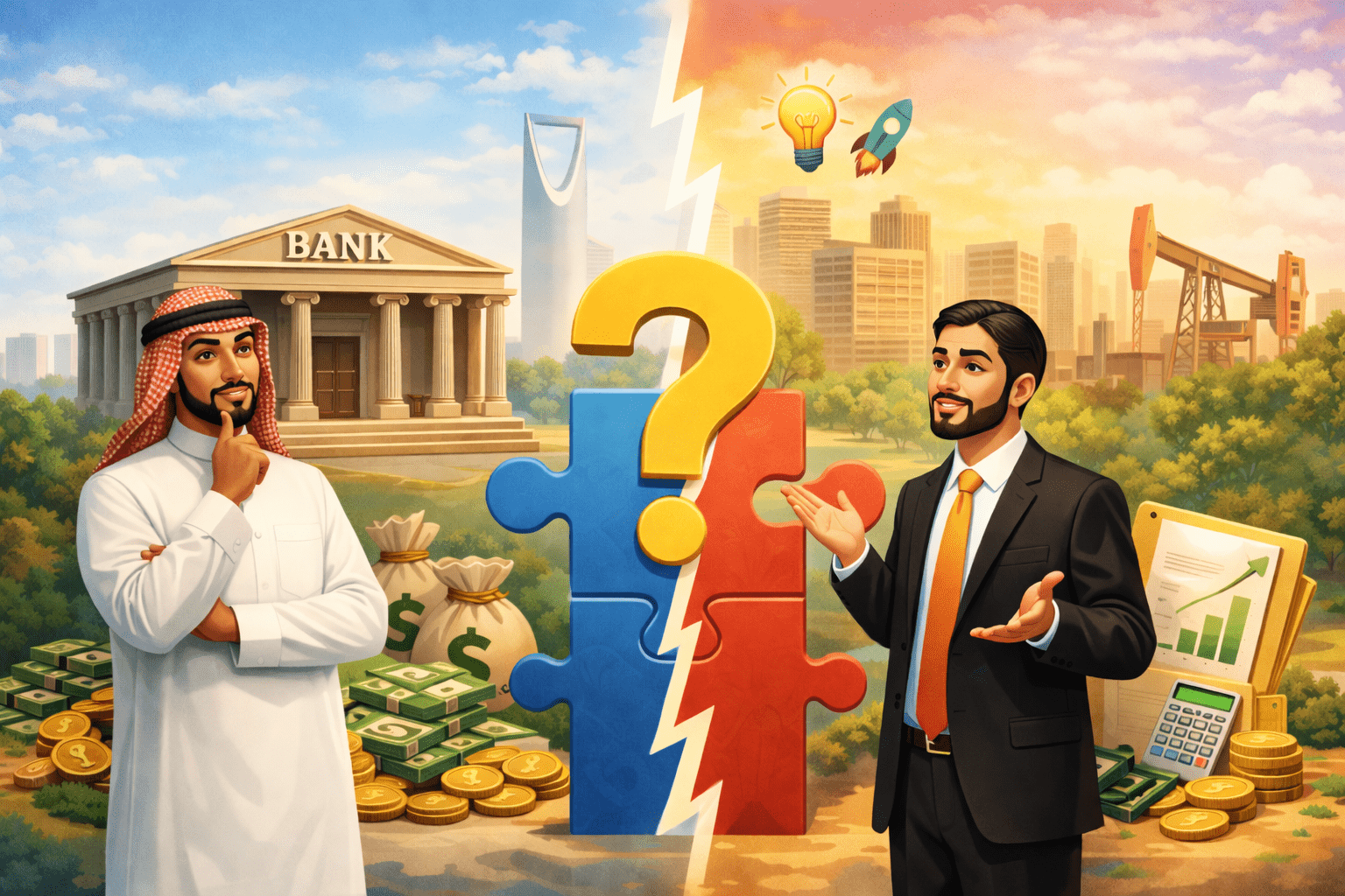 تمويل بنكي أم مستثمر