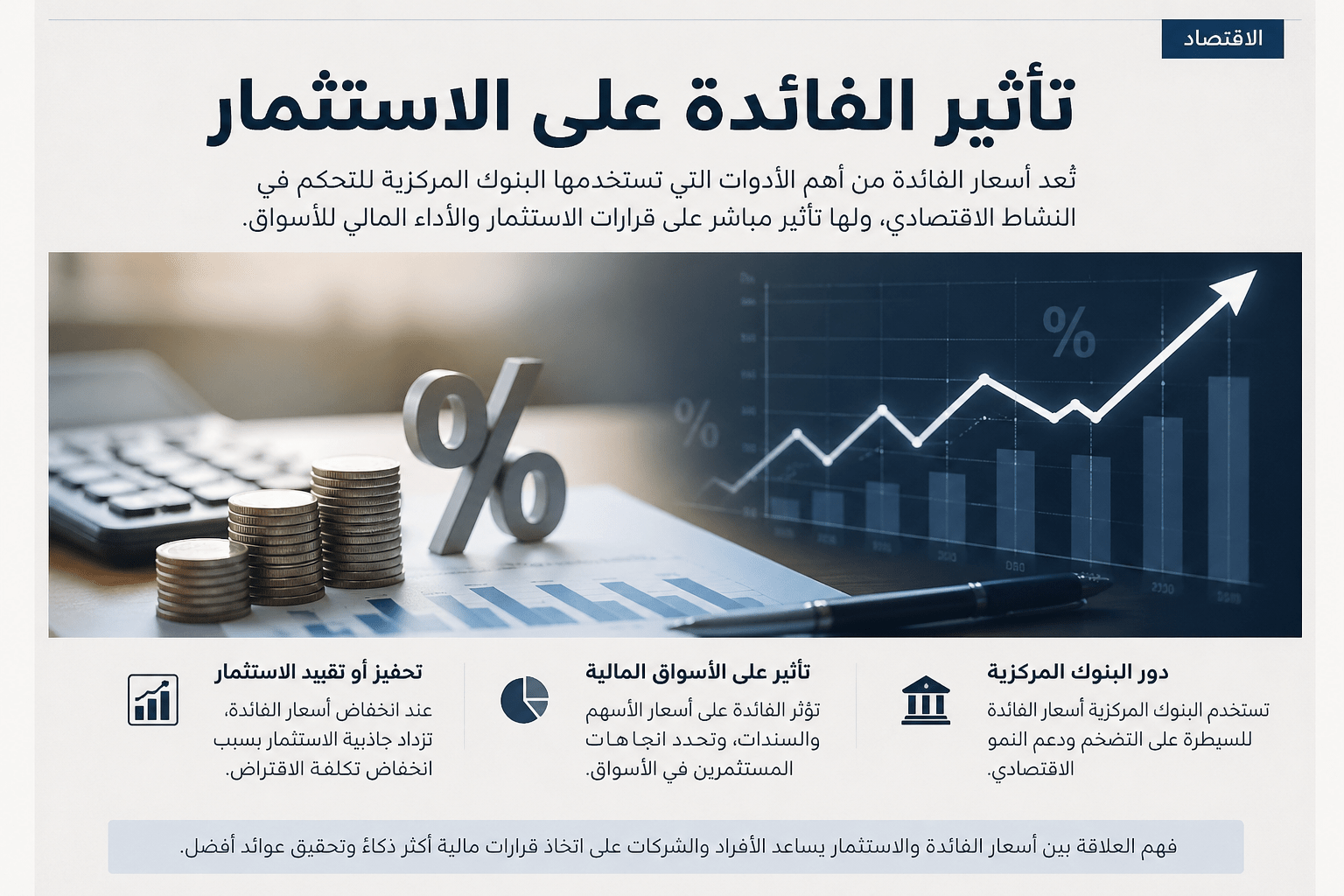تأثير الفائدة على الاستثمار