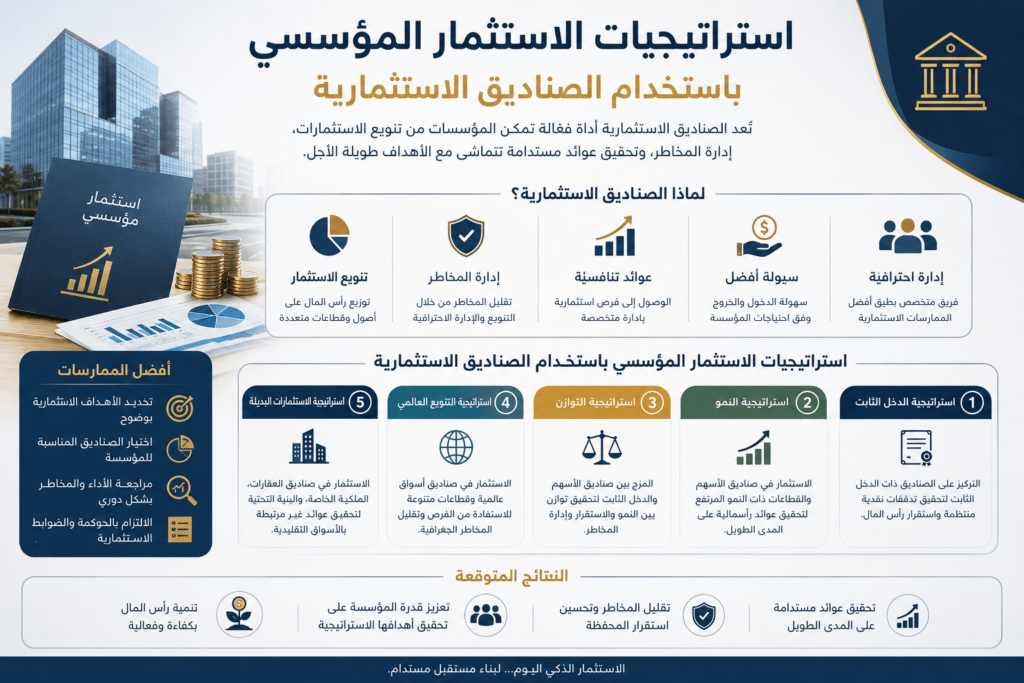 الاستثمار المؤسسي باستخدام الصناديق