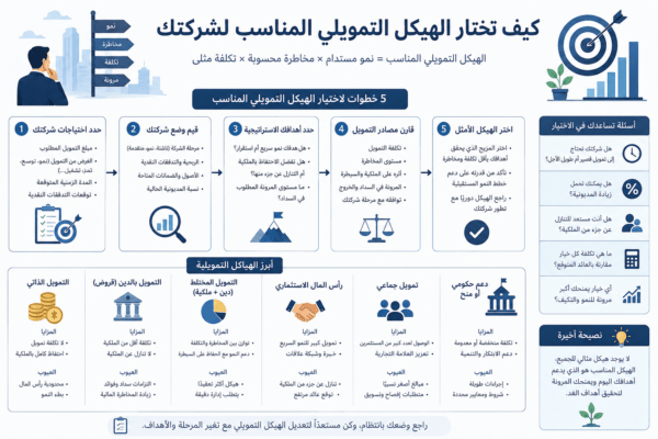 كيف تختار الهيكل التمويلي
