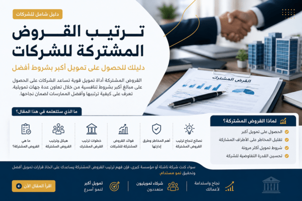 ترتيب القروض المشتركة للشركات